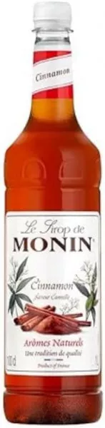 MONIN Cinnamon Syrup - 1 Litre - Coffee Supplies