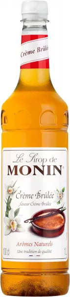 MONIN Creme Brulee Syrup - 1 Litre - Coffee Supplies