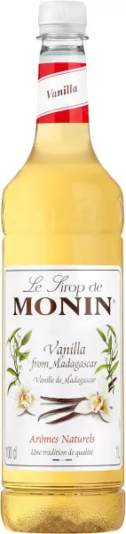 MONIN Vanilla Syrup - 1 Litre - Coffee Supplies