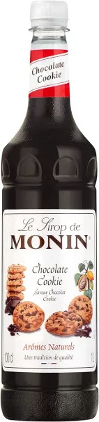 MONIN Chocolate Cookie Syrup - 1 Litre - Coffee Supplies