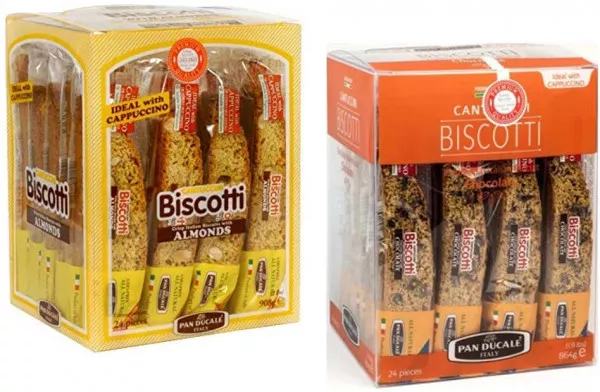 Italian Biscotti Biscuits Bars x 24 - Coffee Supplies