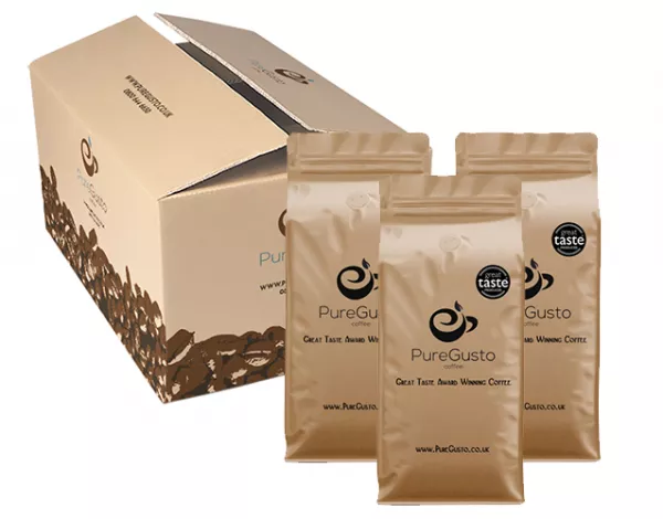 PureGusto Great Taste Award Mixed Coffee Sample Box - Coffee Supplies