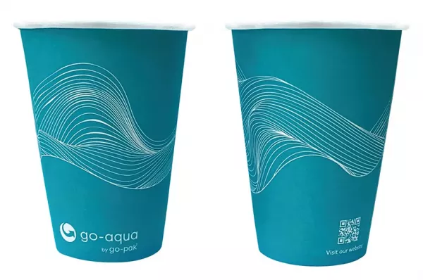 GO-AQUA 7oz Cold Drink Paper Cups x 1000 - Coffee Supplies