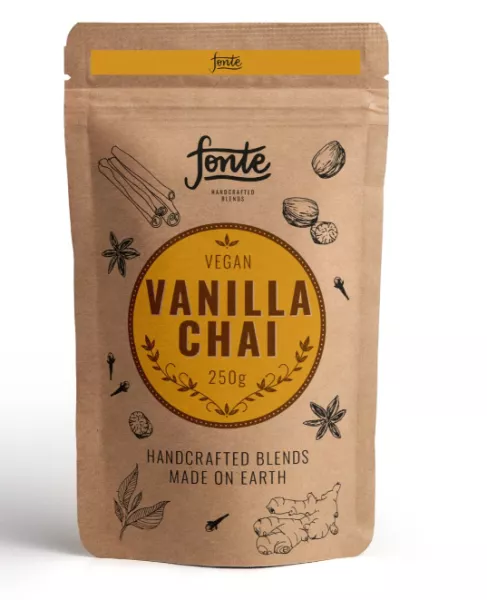 Fonte Hand Crafted Artisan Vegan Vanilla Chai - Coffee Supplies