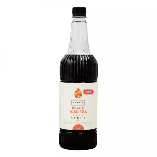 Simply SUGAR FREE Peach Iced Tea Syrup - 1 Litre - Coffee Supplies