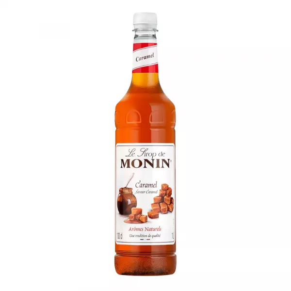 MONIN Caramel Syrup - 1 Litre - Coffee Supplies