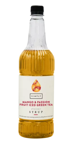 Simply Mango & Passion Fruit Iced Tea Syrup - Coffee Supplies