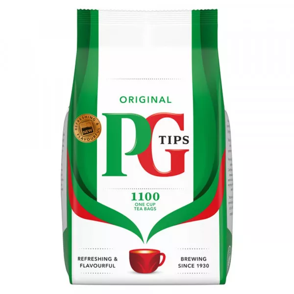 PG Tips Tea Bags 1100 Pack - Coffee Supplies