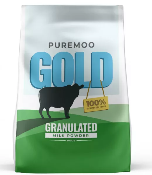 Pure Moo GOLD - 100% - Granulated Milk Powder 10 x 500g - Coffee Supplies