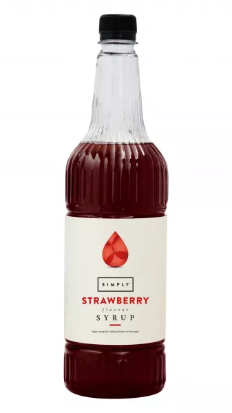 Simply Strawberry Syrup - 1 Litre - Coffee Supplies