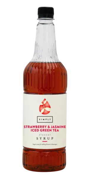 Simply Strawberry & Jasmine Iced Tea Syrup - Coffee Supplies