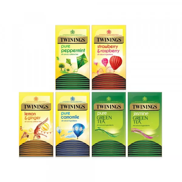 Twinings Fruit & Herbal Variety Pack 6 x 20 - Coffee Supplies