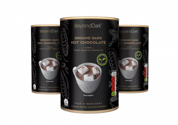 Beyond Dark Finest Belgium Ground FairTrade Chocolate 250g - Coffee Supplies