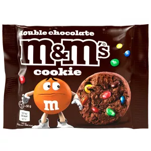 M&M's Giant Double Chocolate Cookies 20 x 50g - Coffee Supplies