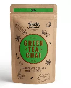 Fonte Hand Crafted Artisan Vegan GREEN TEA Chai - 250g - Coffee Supplies