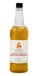 Simply Mango & Passion Fruit Iced Tea Syrup - Coffee Supplies