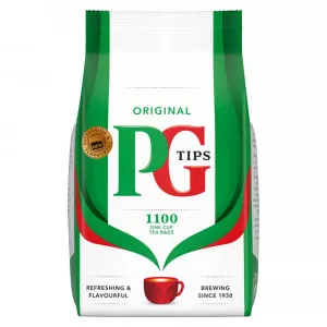 PG Tips Tea Bags 1100 Pack - Coffee Supplies