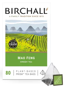 Birchall Green Tea Prism Tea Bags - Coffee Supplies