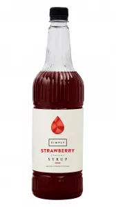 Simply Strawberry Syrup - 1 Litre - Coffee Supplies