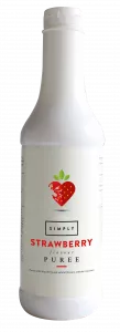 SIMPLY Strawberry Fruit Puree - 1 Litre - Coffee Supplies