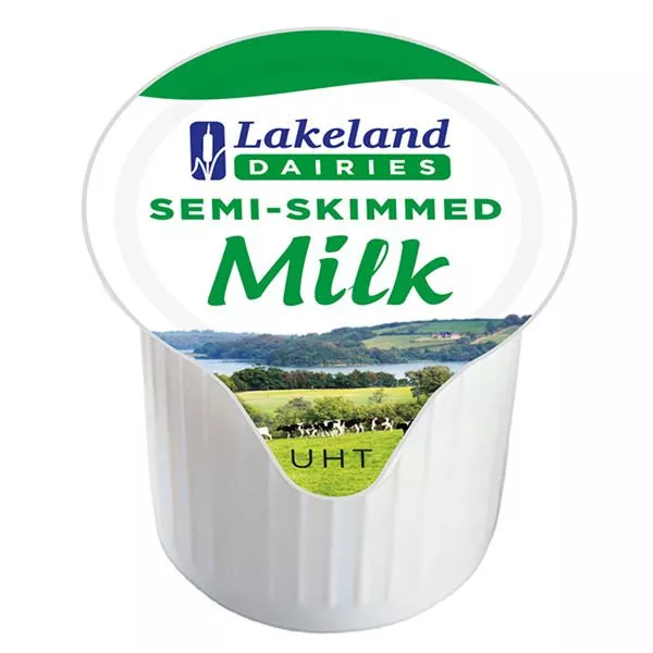 Semi Skimmed Milk Pots x 120 - Coffee Supplies