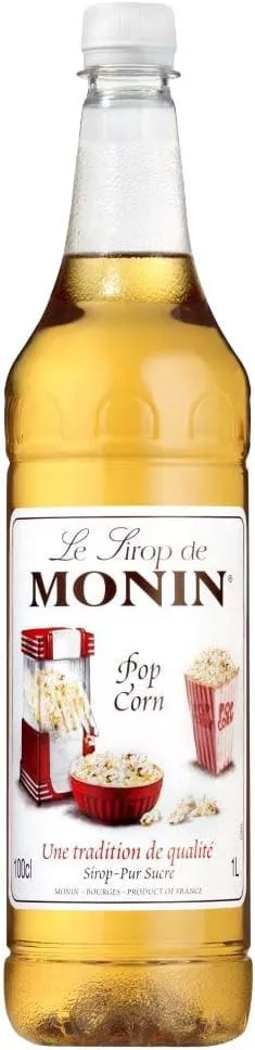 MONIN Popcorn Syrup - 1 Litre - Coffee Supplies