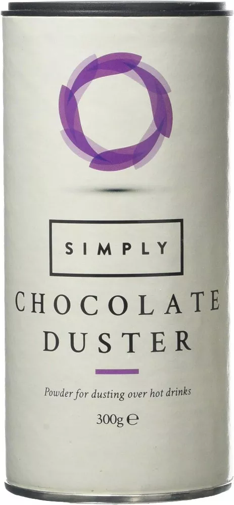 SIMPLY Chocolate Dusting Shaker Sprinkler Tub 300g - Coffee Supplies