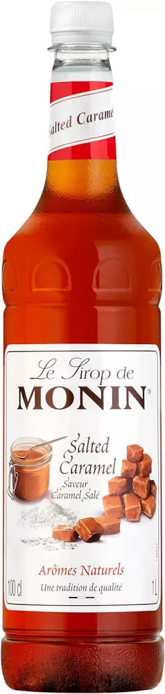 MONIN Salted Caramel Syrup - 1 Litre - Coffee Supplies