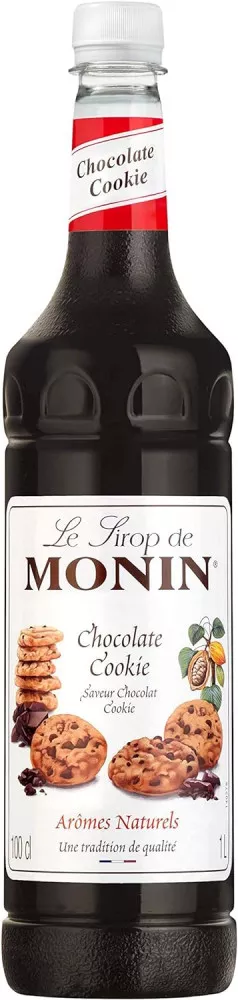 MONIN Chocolate Cookie Syrup - 1 Litre - Coffee Supplies