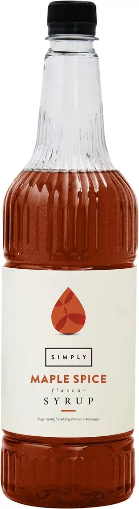 Simply Maple Spice Syrup - 1 Litre - Coffee Supplies