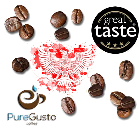 PureGusto Valentia - 3 Star Great Taste Award - Coffee - Coffee Supplies