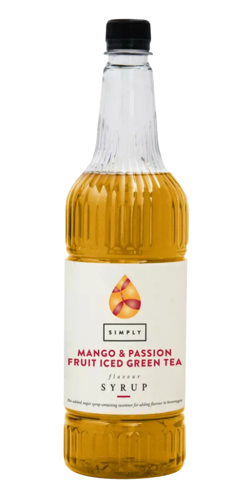 Simply Mango & Passion Fruit Iced Tea Syrup - Coffee Supplies