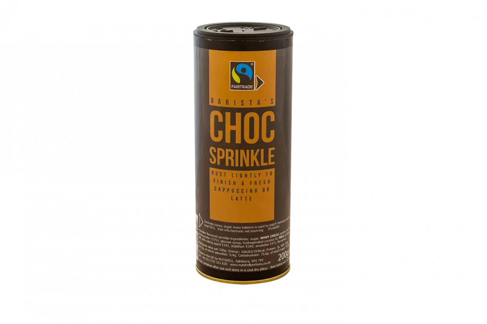 FairTrade Chocolate Sprinkler - Coffee Supplies