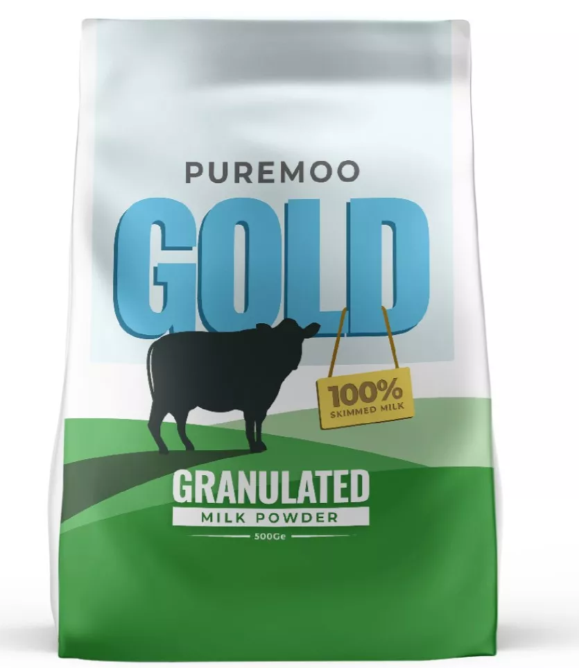 Pure Moo GOLD - 100% - Granulated Milk Powder 10 x 500g - Coffee Supplies