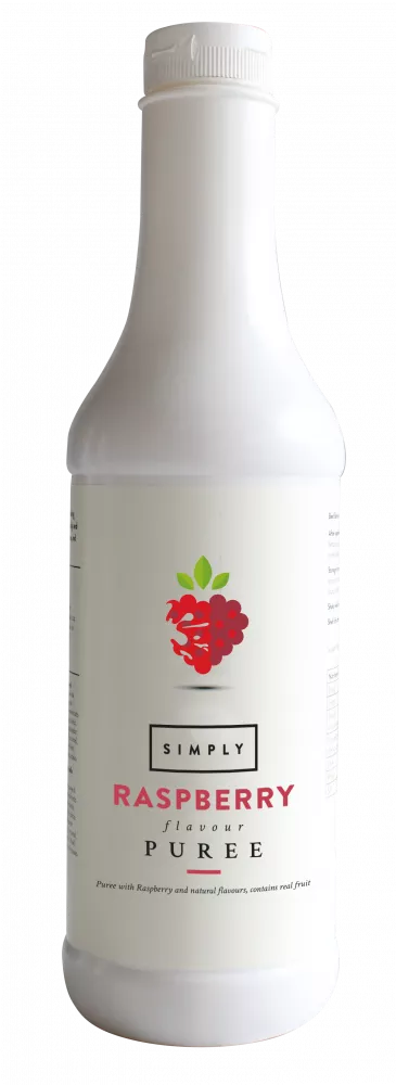 SIMPLY Raspberry Fruit Puree - 1 Litre - Coffee Supplies