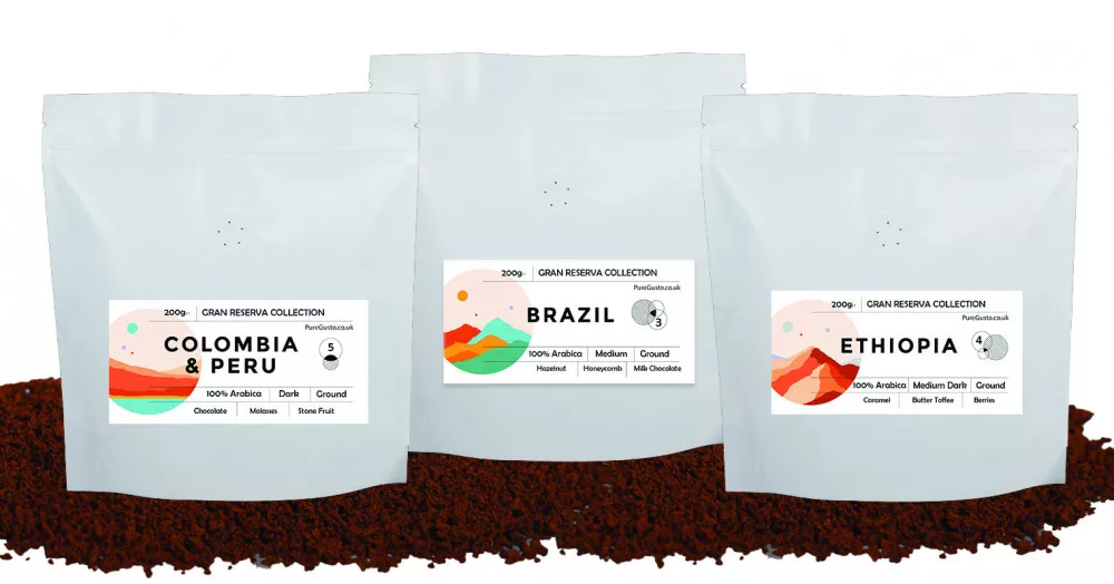 Gran Reserva Collection - 100% Arabica Ground Coffees 200g - Coffee Supplies