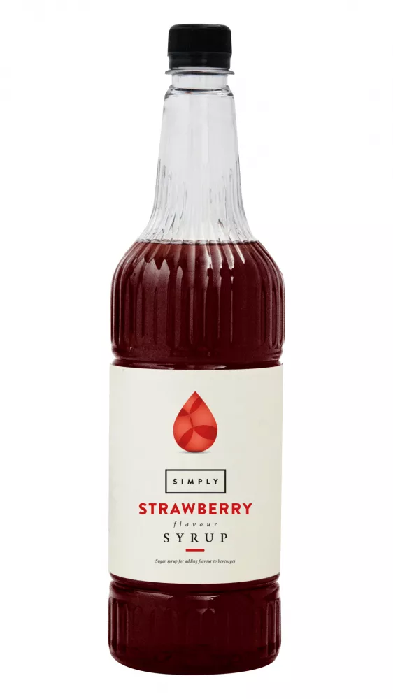 Simply Strawberry Syrup - 1 Litre - Coffee Supplies