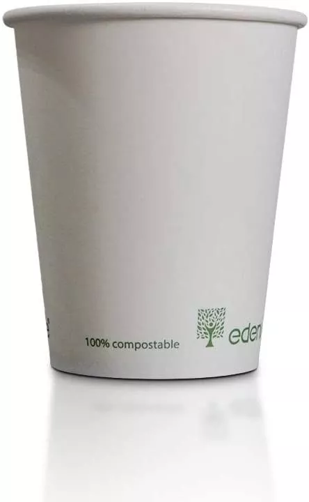 Biodegradable Single Wall Coffee Cups & Lids - Coffee Supplies