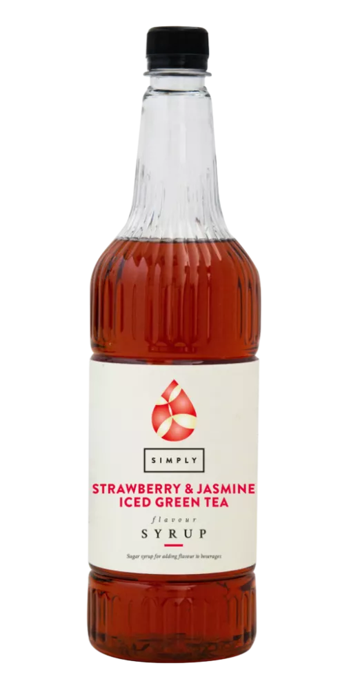 Simply Strawberry & Jasmine Iced Tea Syrup - Coffee Supplies