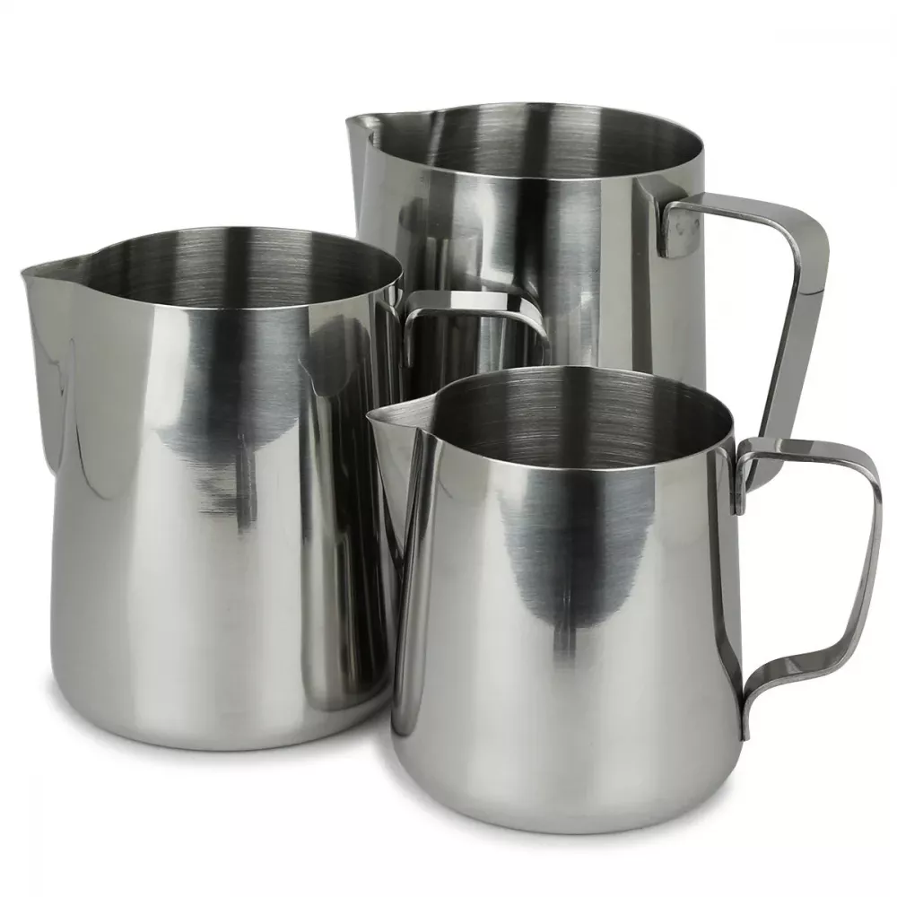 Stainless Milk Foaming Jugs - Coffee Supplies