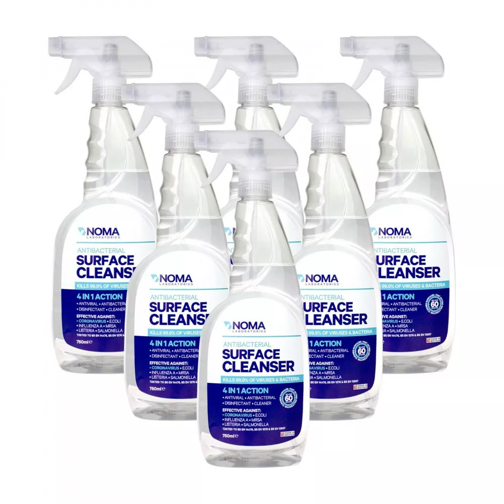 NOMA Labs - Antibacterial Surface Cleaner Spray 4 in 1 Action 750ml - Kills 99.9% of Viruses & Bacteria - Coffee Supplies