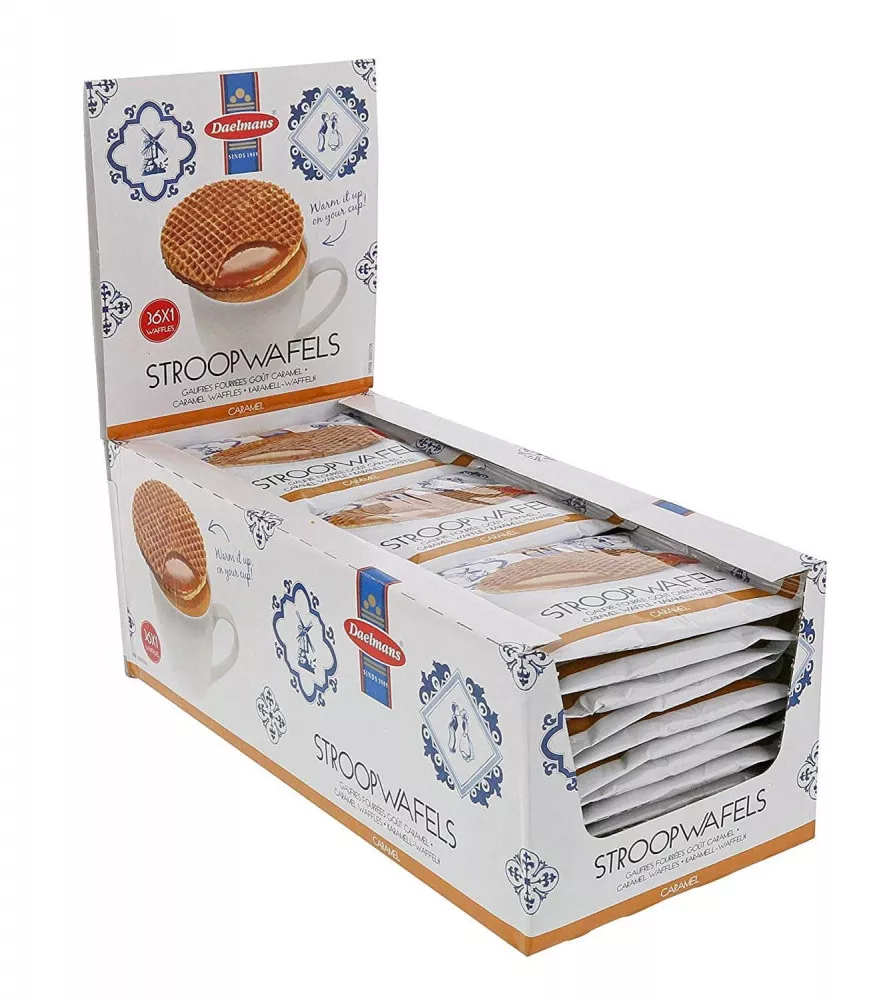 Jumbo Caramel Waffles - 24 x Stroopwafels - Coffee Supplies